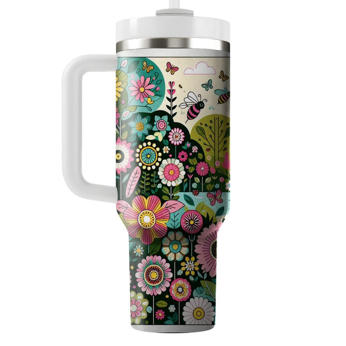 Whimsical Garden Adventure  Tumblers With Lids