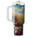 Springtime Meadow Blossoms Tumblers With Lids