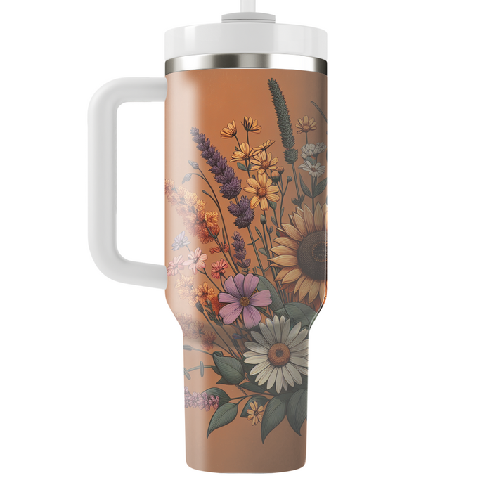 Boho Blossom Harmony  Custom Tumblers