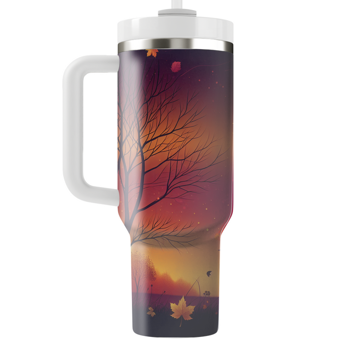 Autumn Twilight Dream  Personalized Tumblers