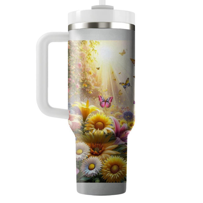 Garden Butterfly Bliss  Custom Tumblers