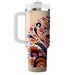 Artistic Retro Patterns  Tumblers With Lids