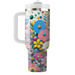 Whimsical Wildflowers  Tumbler Cups