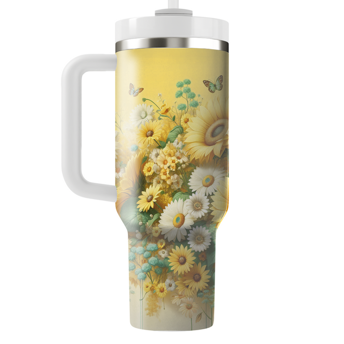 Whimsical Flower Parade  Insulated Tumblers