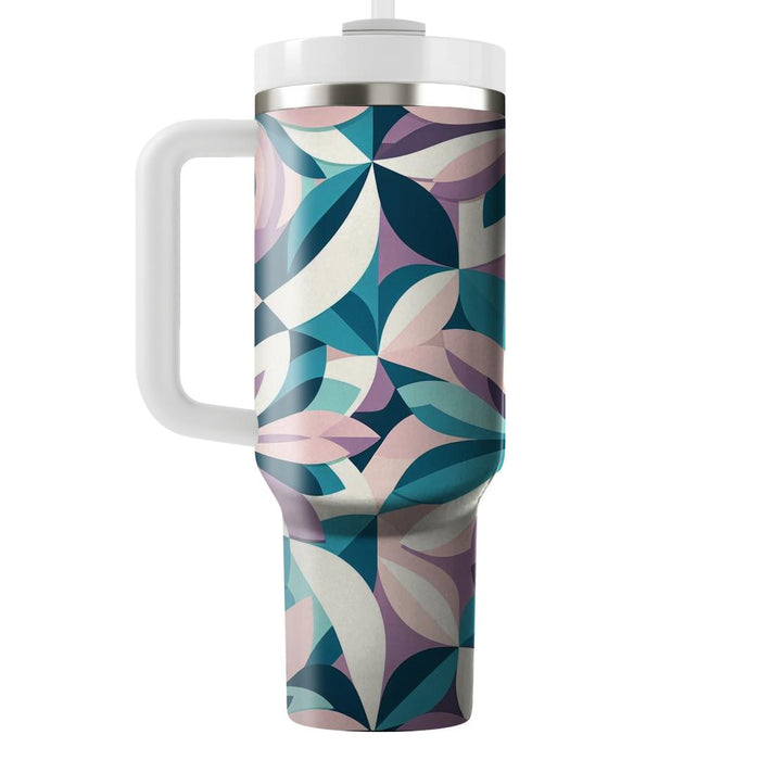 Abstract Geometric Flower Petal  Decorative Tumblers