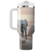 Joyful Elephant Family  Tumblers With Lids