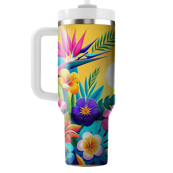 Sunny Tropical Paradise  Travel Tumblers