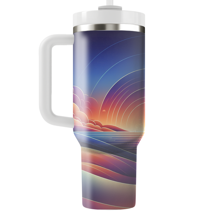 Sunset Horizon  Unique Tumblers