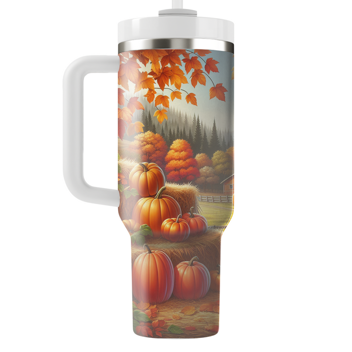 Autumn Rustic Farm  Custom Tumblers