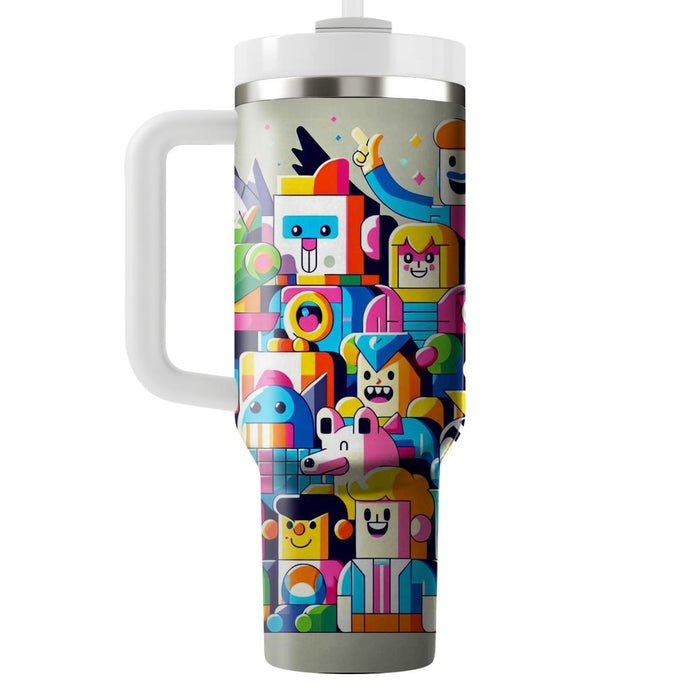 Vintage Cartoon Craze  Tumbler Cups