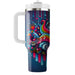 Vibrant Retro Tracks  Tumblers With Lids