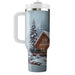 Winter Cabin Comfort  Travel Tumblers