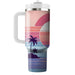 Tropical Sunset Grid  Insulated Tumblers