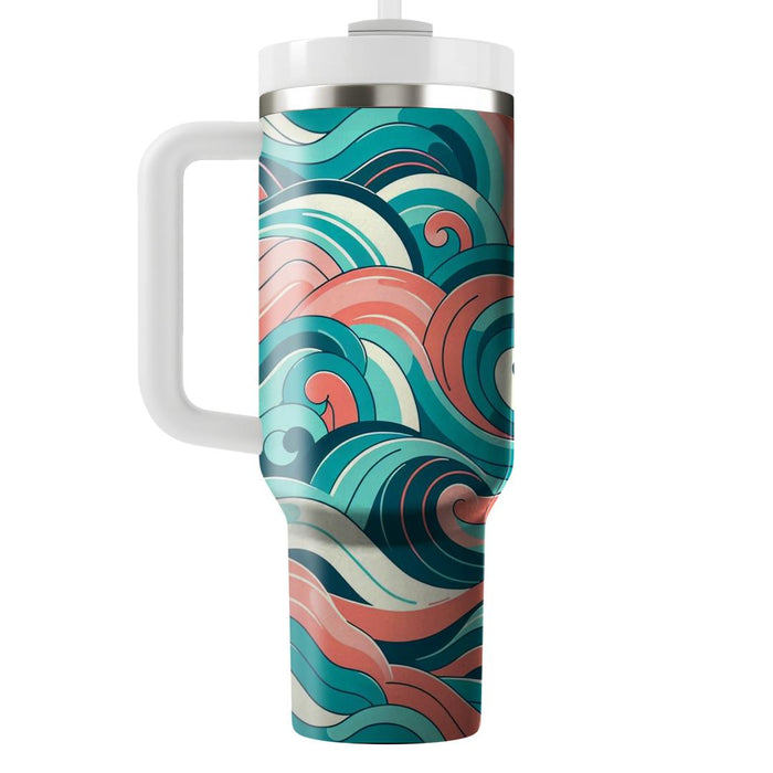 Electric Waves  Insulated Tumblers