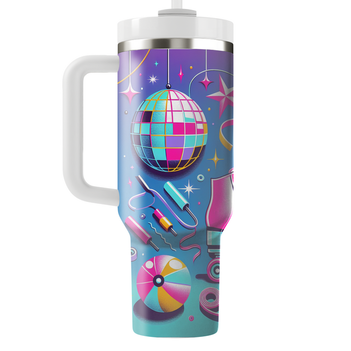 Nostalgic Roller Rink Personalized Tumblers