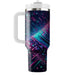 Futuristic Neon Triangles  Insulated Tumblers