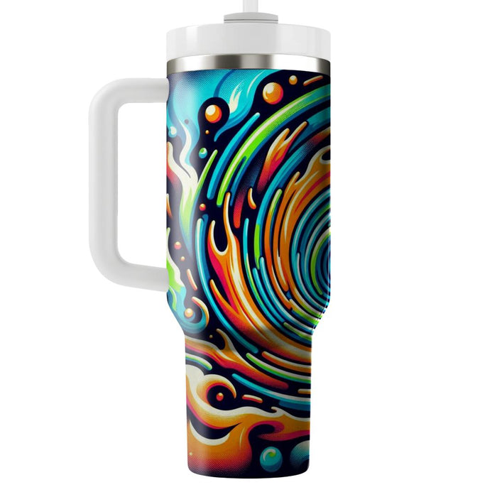 Vivid Vortex  Travel Tumblers