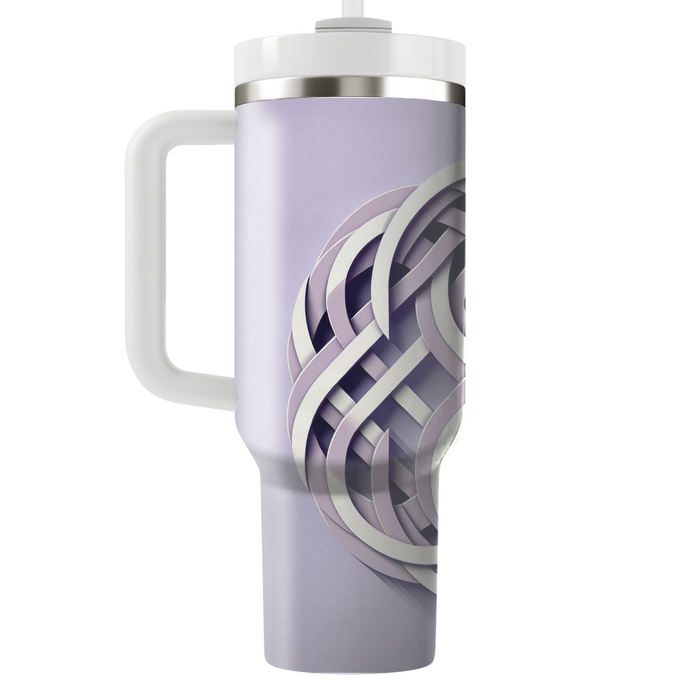 Twisted Ribbon Pattern  Insulated Tumblers