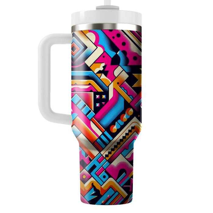 Bold Floral Symphony  Custom Tumblers