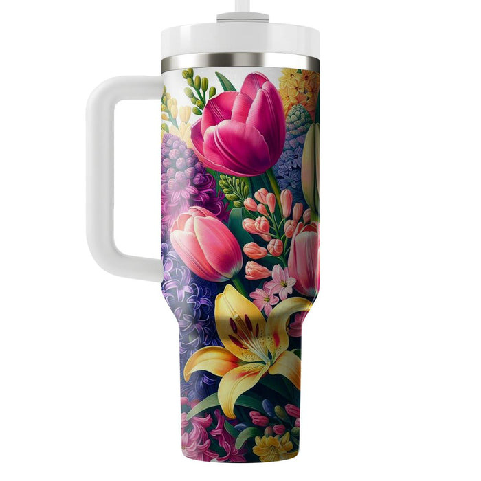 Fresh Floral Bouquet  Tumblers For Gifts