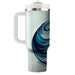 Sleek Wave Lines  Personalized Tumblers