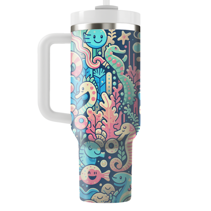 Whimsical Wave Dance Custom Tumblers