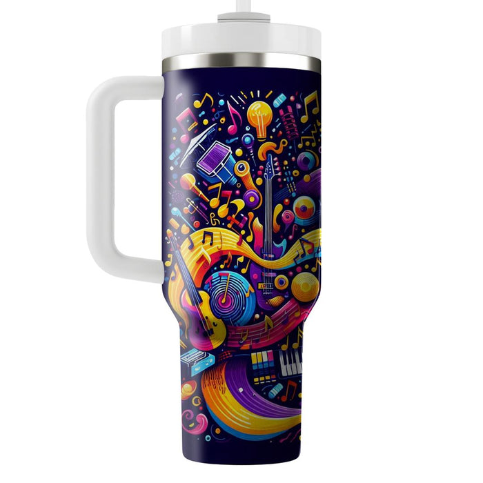 Vibrant Harmony - World Music Day  Custom Tumblers