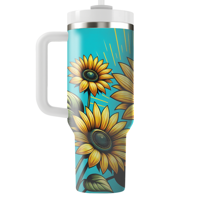 Sunny Sunflower Patch  Insulated Tumblers