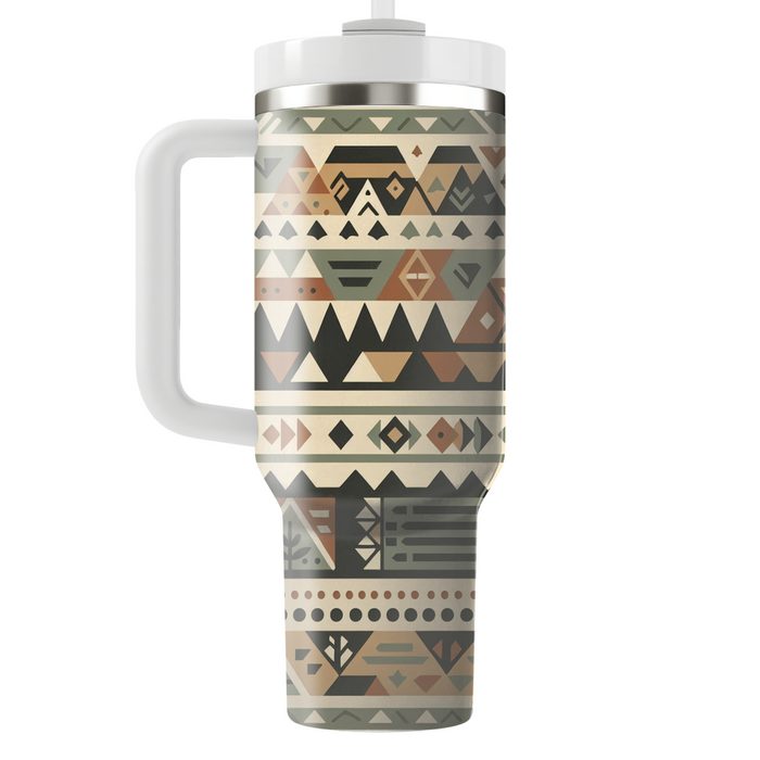 Tribal Triangle Harmony Custom Tumblers