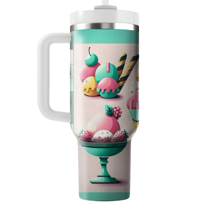 Vibrant Ice Cream Dreams  Custom Tumblers