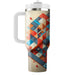 Dramatic Triangular Mosaic  Travel Tumblers