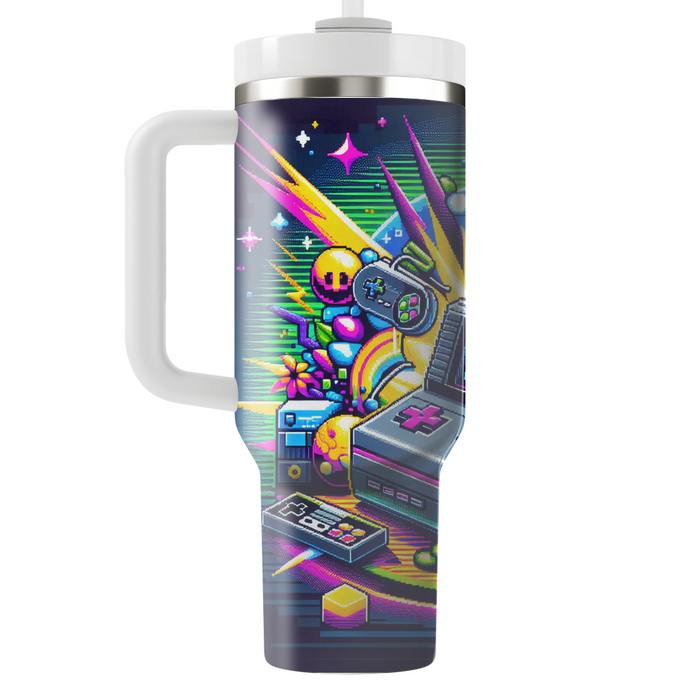 Retro 80s Game Console Insulated Tumblers