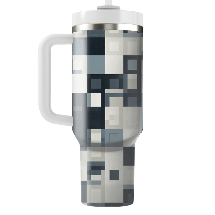 Urban Grid Mosaic  Custom Tumblers