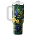 Vibrant Garden Pathway  Travel Tumblers