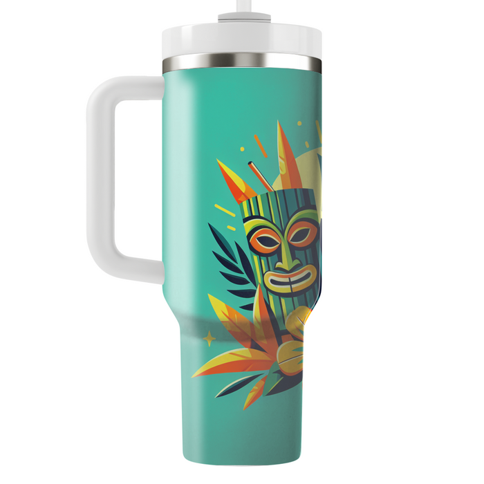 Vintage Tiki Paradise  Custom Tumblers