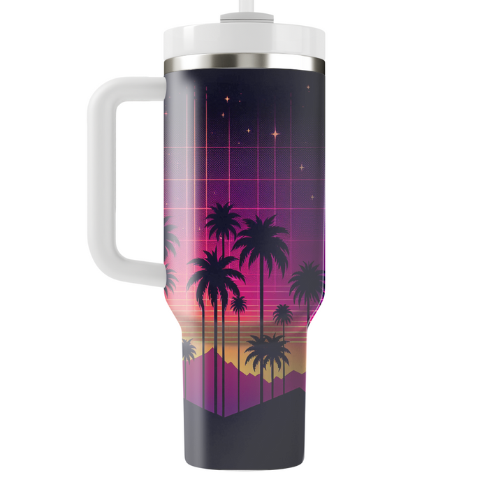 Synthwave Sunset  Custom Tumblers