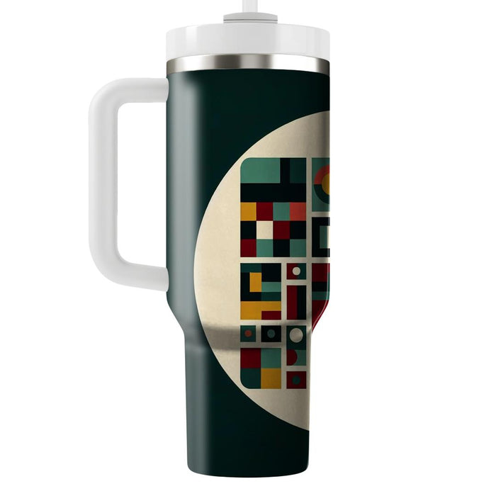 Vibrant Patchwork Puzzle  Insulated Tumblers