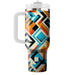 Geometric Arrow Rhythm  Personalized Tumblers