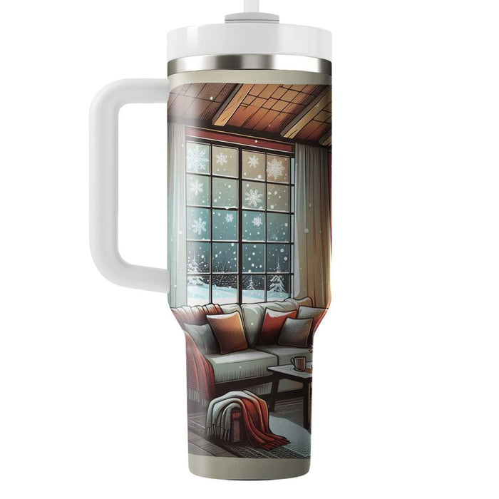 Winter Cozy Nights In  Personalized Tumblers