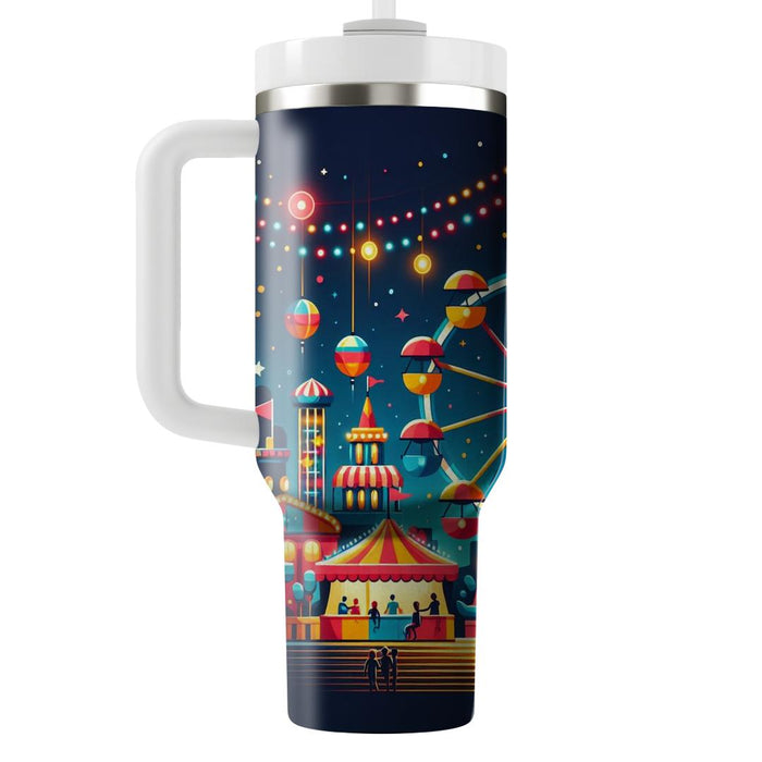 Vivid Carnival Lights  Unique Tumblers