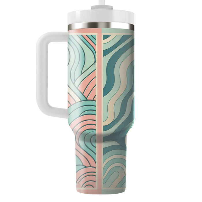 Retro Wave Pattern  Custom Tumblers