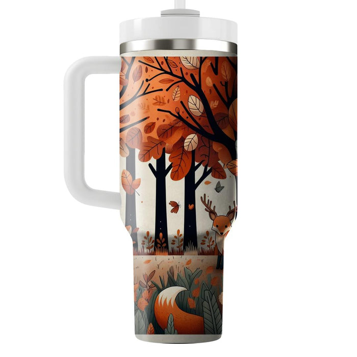 Autumn Whimsical Woods  Insulated Tumblers