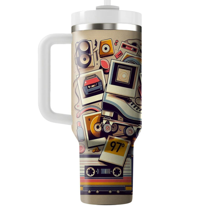 Retro Polaroid Memories  Tumbler Cups