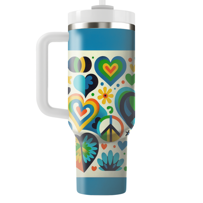 Peace And Love Spirit  Travel Tumblers