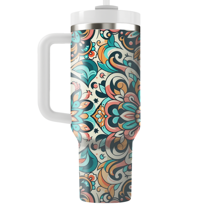 Vibrant Paisley Pattern  Custom Tumblers