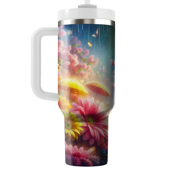 Spring Rain Blossoms  Decorative Tumblers