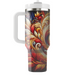 Autumn Leaf Swirl  Travel Tumblers