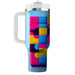 Bold Checkerboard Spectrum  Decorative Tumblers