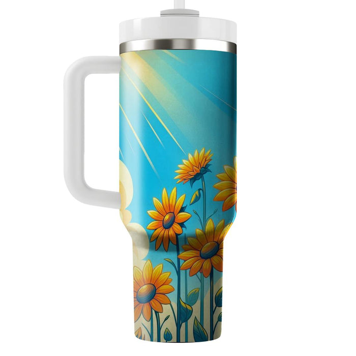 Sunflower Sunshine  Tumbler Cups