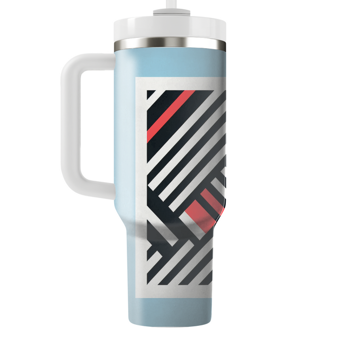 Bold Stripe Delight  Custom Tumblers